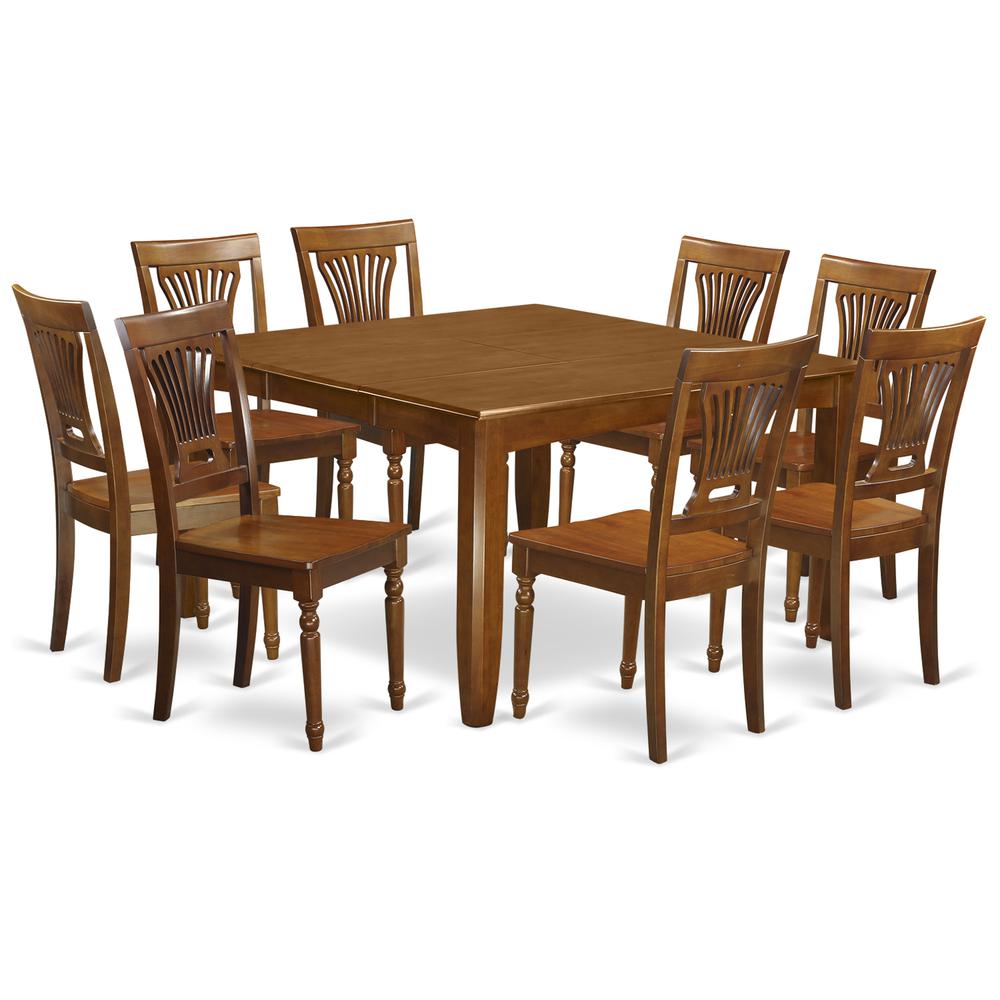 9  Pc  Formal  Dining  set-Dining  Table  with  Leaf  and  8  Chairs.. Picture 1
