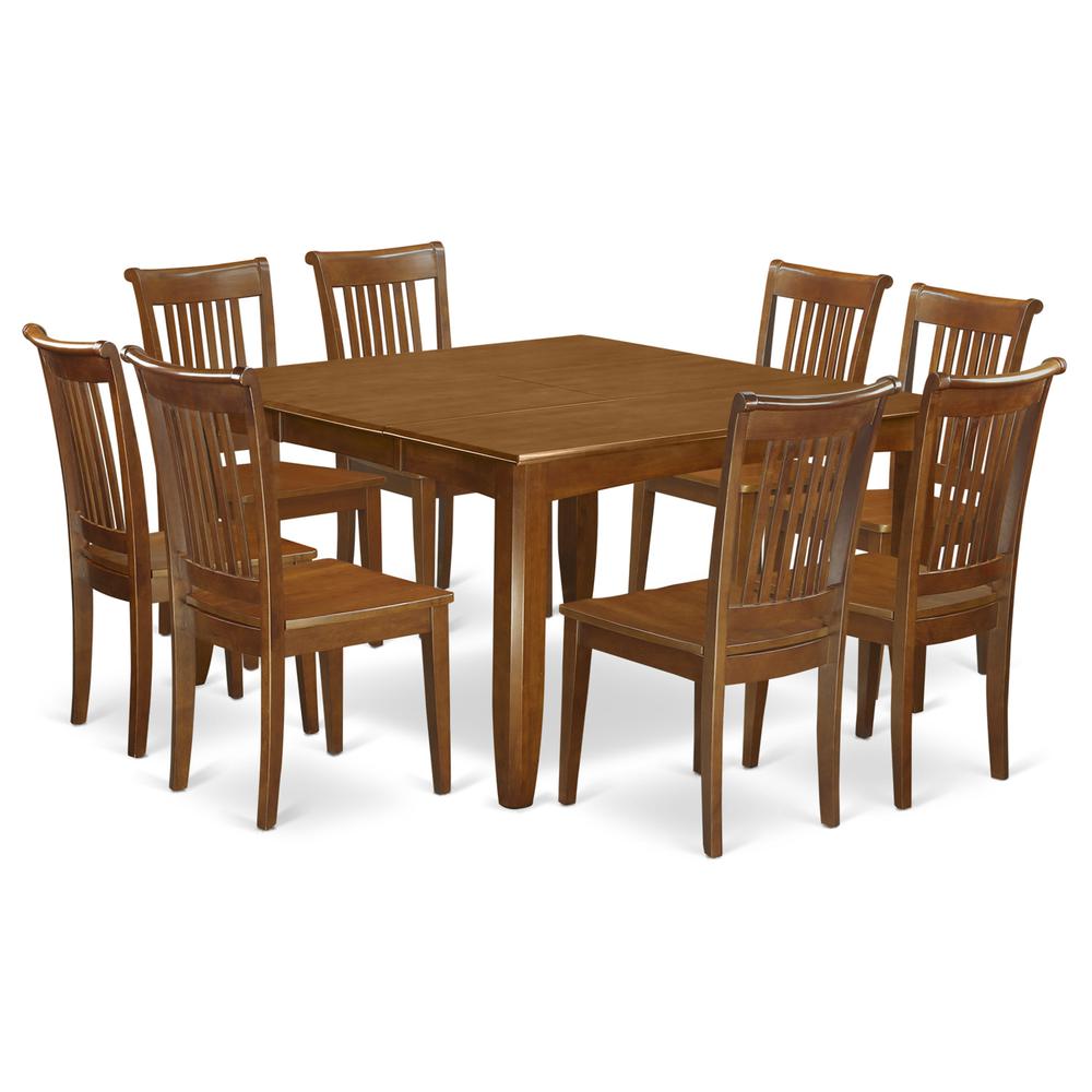 9  Pc  Dining  room  set  for  8-Kitchen  Table  with  Leaf  and  8  Dinette  Chairs.. Picture 1