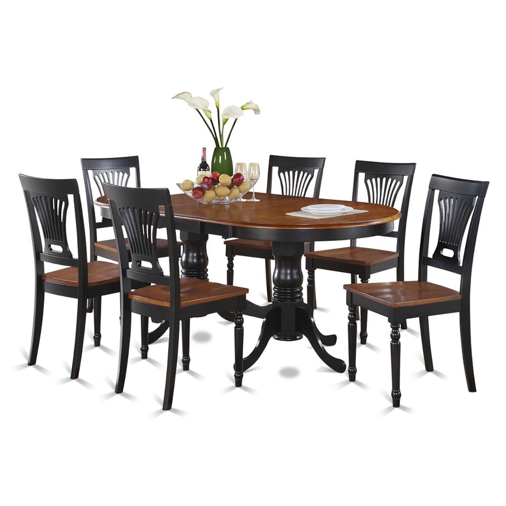 7  Pc  Dining  room  set-Dining  Table  and  6  Kitchen  Dining  Chairs. Picture 1