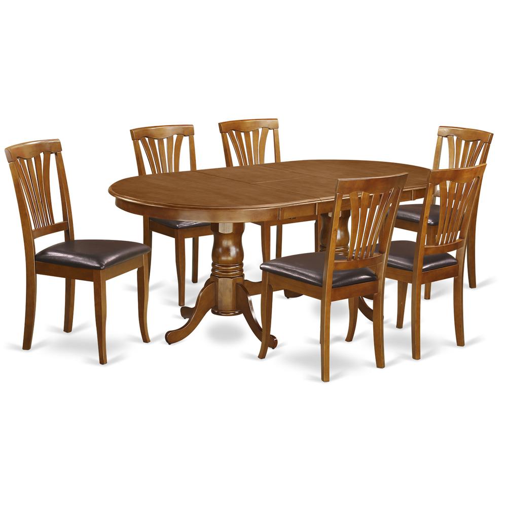 7  PC  Dining  set-Dining  Table  and  6  Dining  Chairs. Picture 1