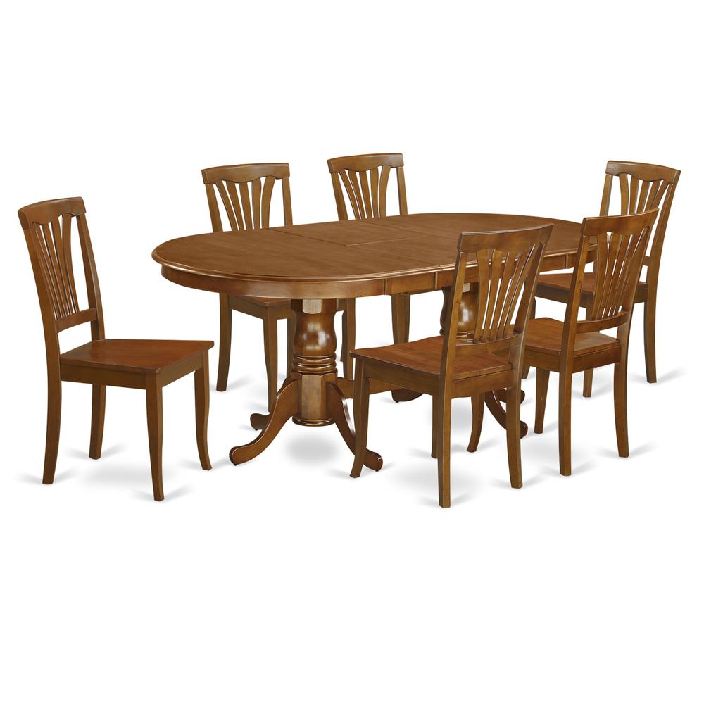 7  Pc  Dining  room  set  for  6-Dining  Table  and  6  Dining  Chairs. Picture 1