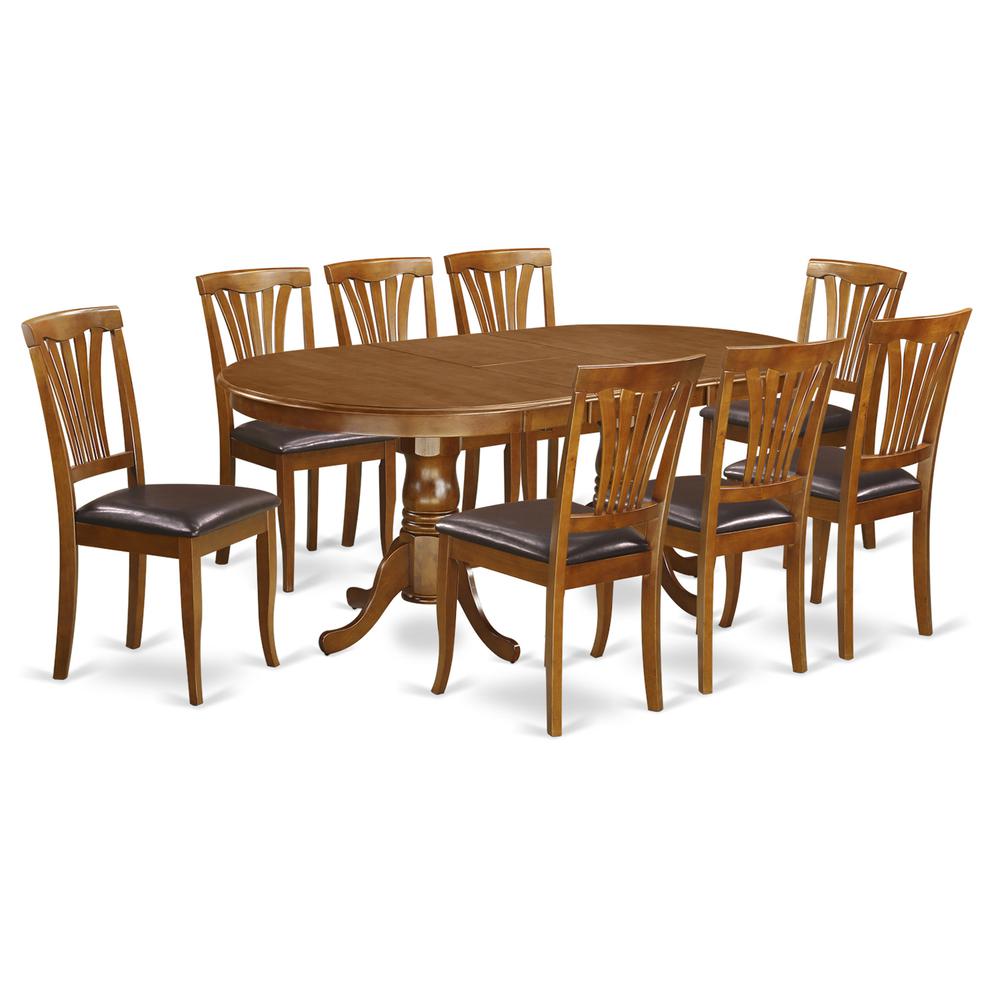 9  PC  Dining  set-Dining  Table  with  8  Chairs  for  Dining  room. Picture 1