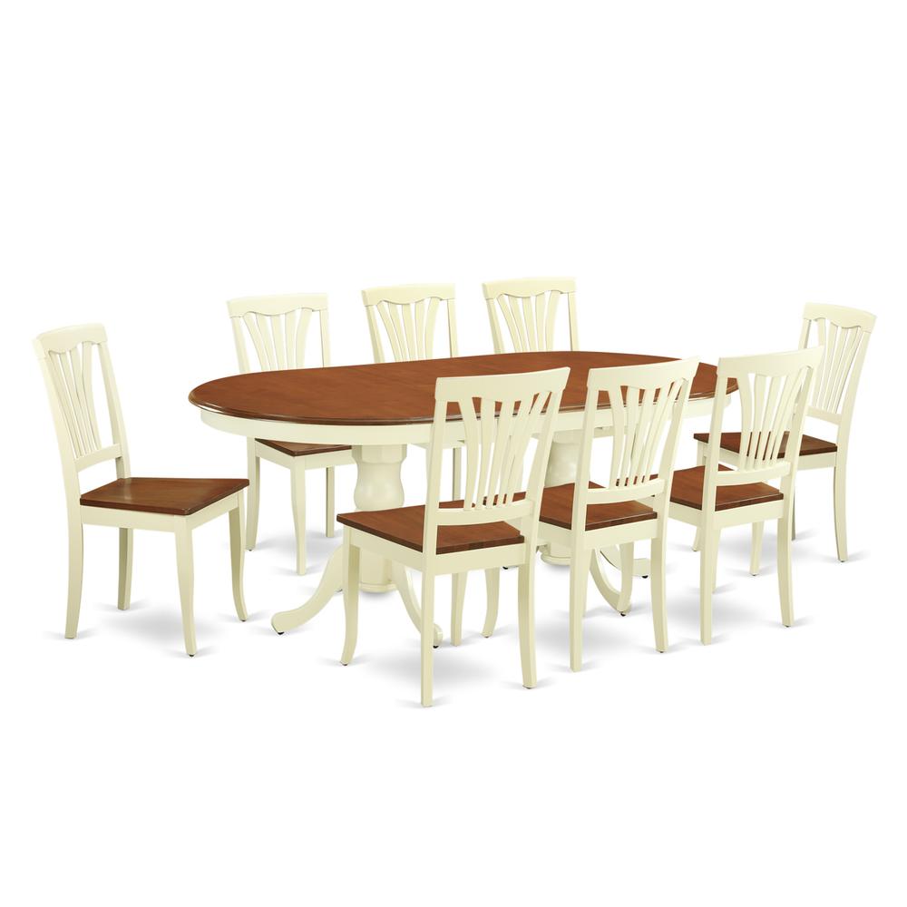 9  Pc  Dining  room  set  for  8-Dining  Table  with  8  Chairs  for  Dining  room. Picture 1