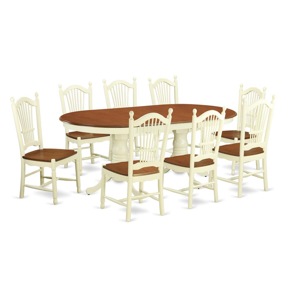 9  Pc  Dining  room  set  -Kitchen  dinette  Table  and  8  Dining  Chairs. Picture 1