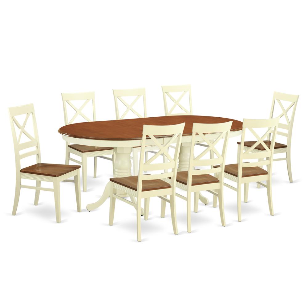 9  Pc  Dining  room  set  for  8-  Kitchen  dinette  Table  and  8  Dining  Chairs. Picture 1