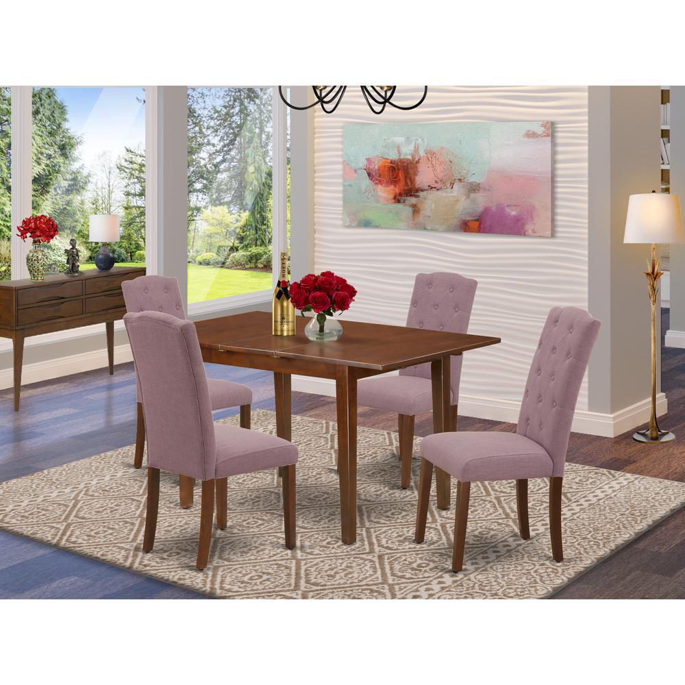 Dining Room Set Mahogany, PSCE5-MAH-10. Picture 2