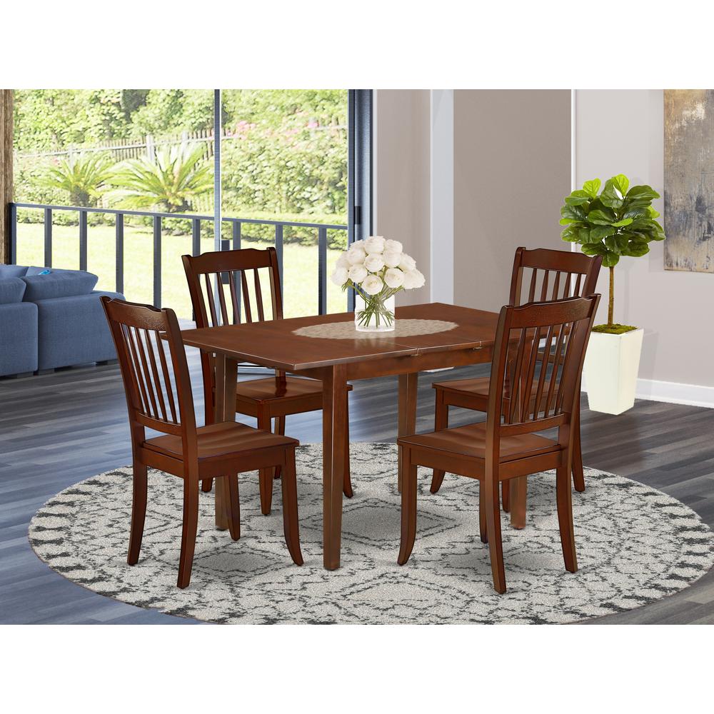 Dining Room Set Mahogany, PSDA5-MAH-W. Picture 2