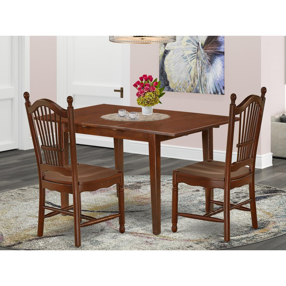Dining Room Set Mahogany, PSDO3-MAH-W. Picture 2