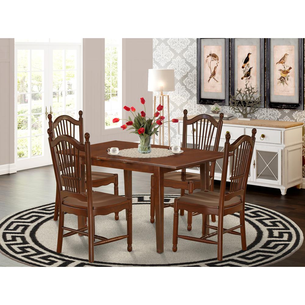 Dining Room Set Mahogany, PSDO5-MAH-W. Picture 2