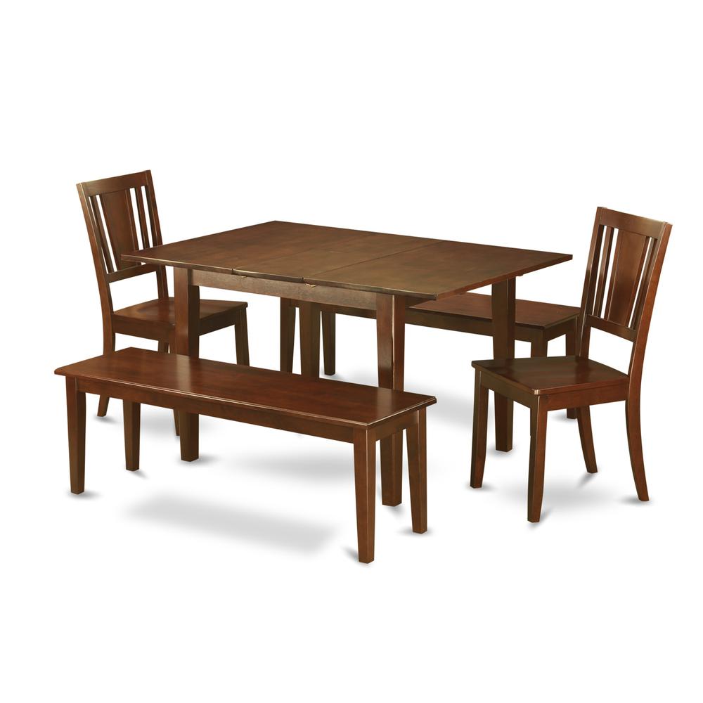 5  Pc  Kitchen  Table  with  bench  -Tables  with  2  Dining  Chairs  and  2  Benches. Picture 2