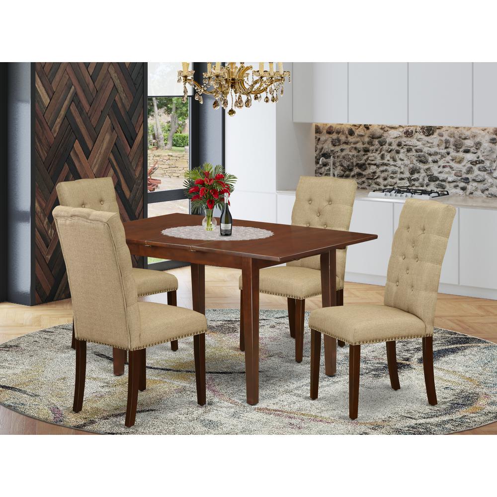 Dining Room Set Mahogany, PSEL5-MAH-16. Picture 2