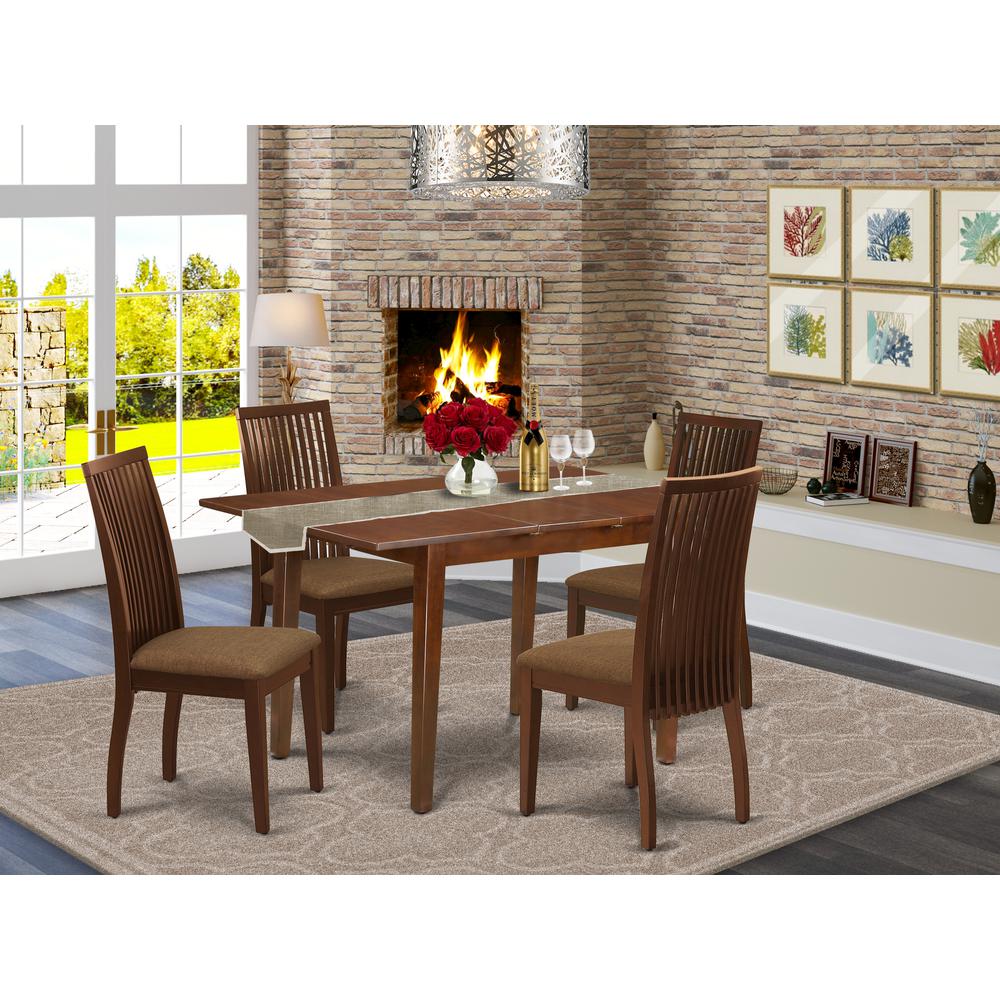 Dining Room Set Mahogany, PSIP5-MAH-C. Picture 2