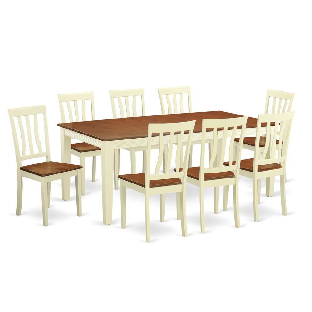 9  PC  Kitchen  nook  Dining  set  -Dining  Table  and  8  Dining  Chairs. Picture 1