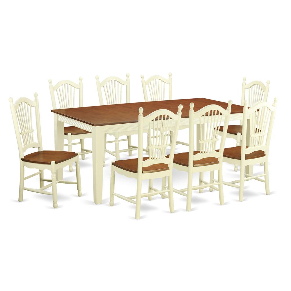 9  PcKitchen  dinette  set  -Dining  Table  and  8  Dining  Chairs. Picture 1