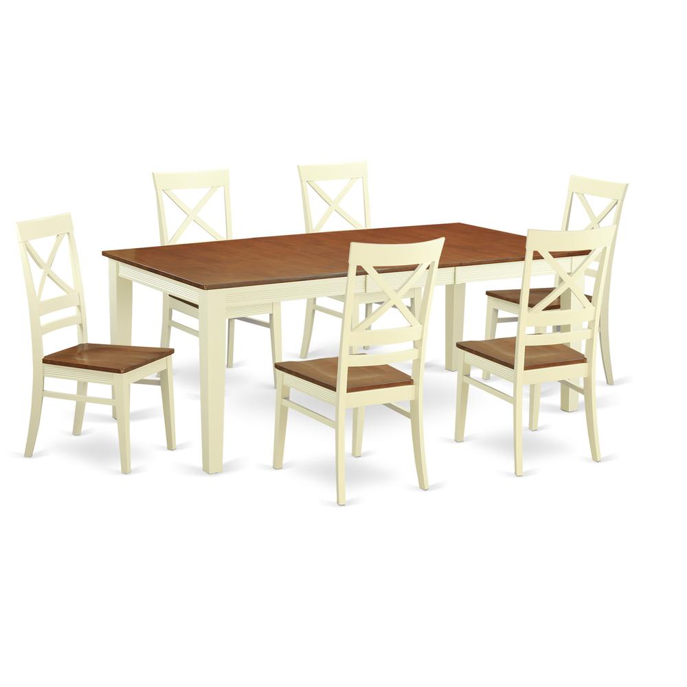 7  Pc  formal  Dining  room  set-Dining  Table  and  6  Dining  Chairs. Picture 1