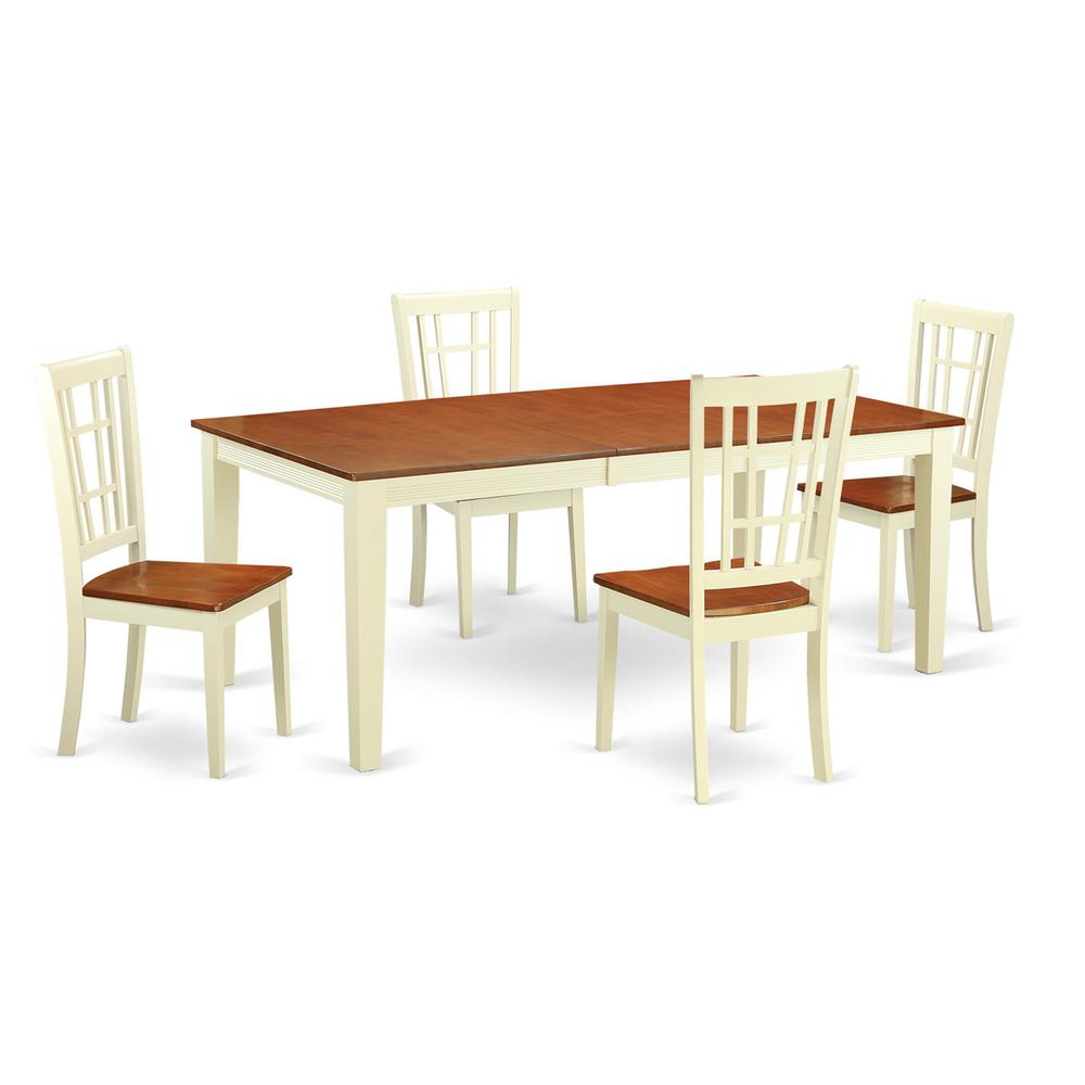 5  Pc  Dining  room  set  -  Kitchen  Table  and  4  Dining  Chairs. Picture 1