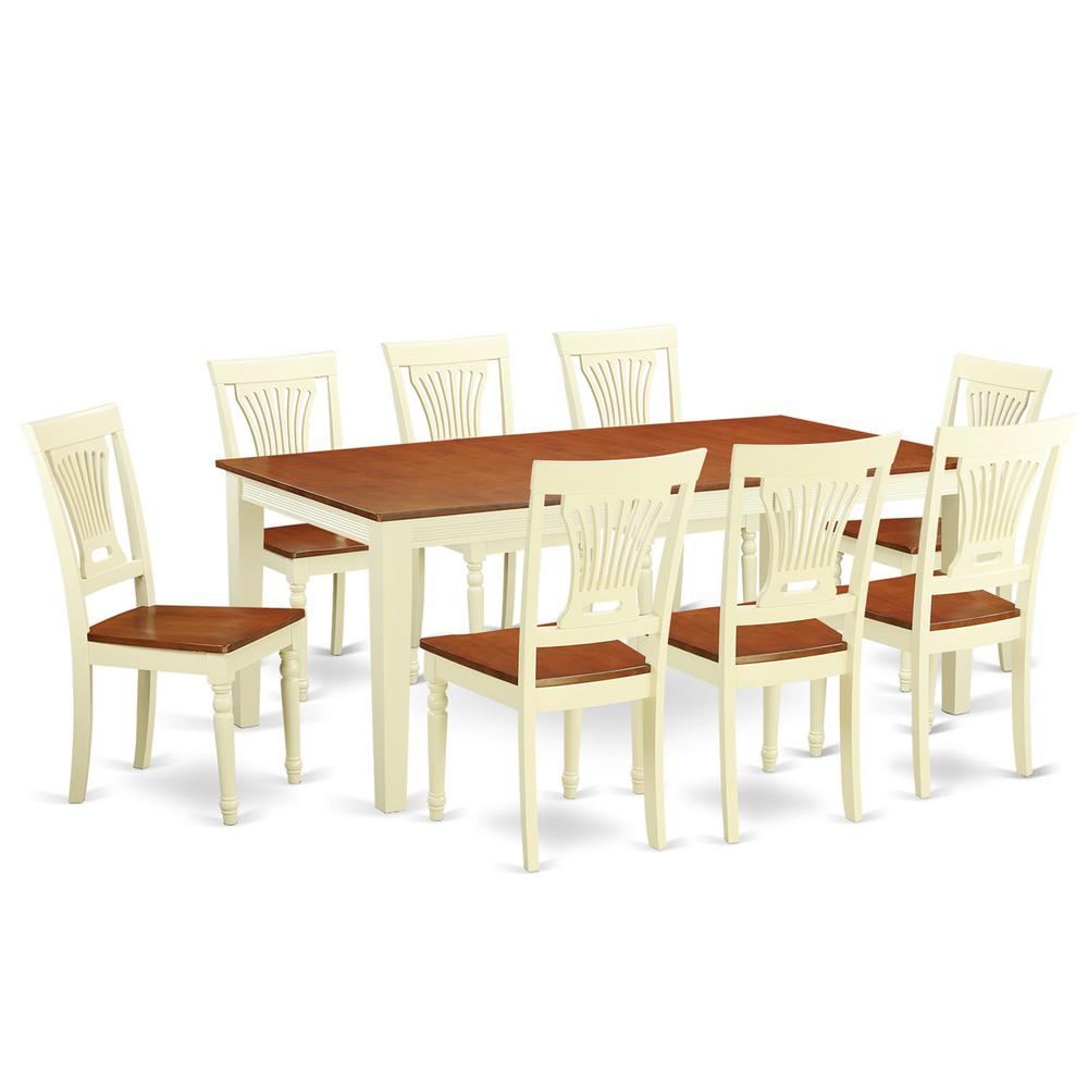 9  Pc  Dining  room  set  -Dining  Table  and  8  Dining  Chairs. Picture 1