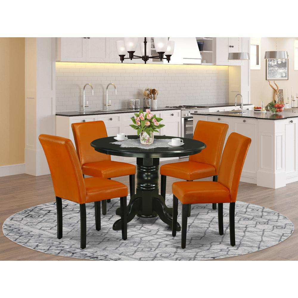 Dining Room Set Black, SHAB5-BLK-61. Picture 2