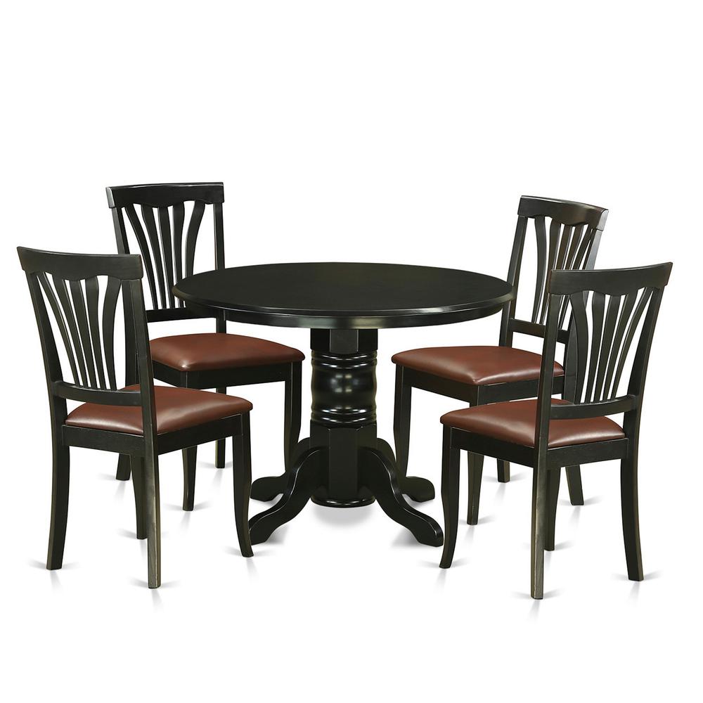 5  PC  dinette  set  -  Dinette  Table  and  4  Dining  Chairs. Picture 1