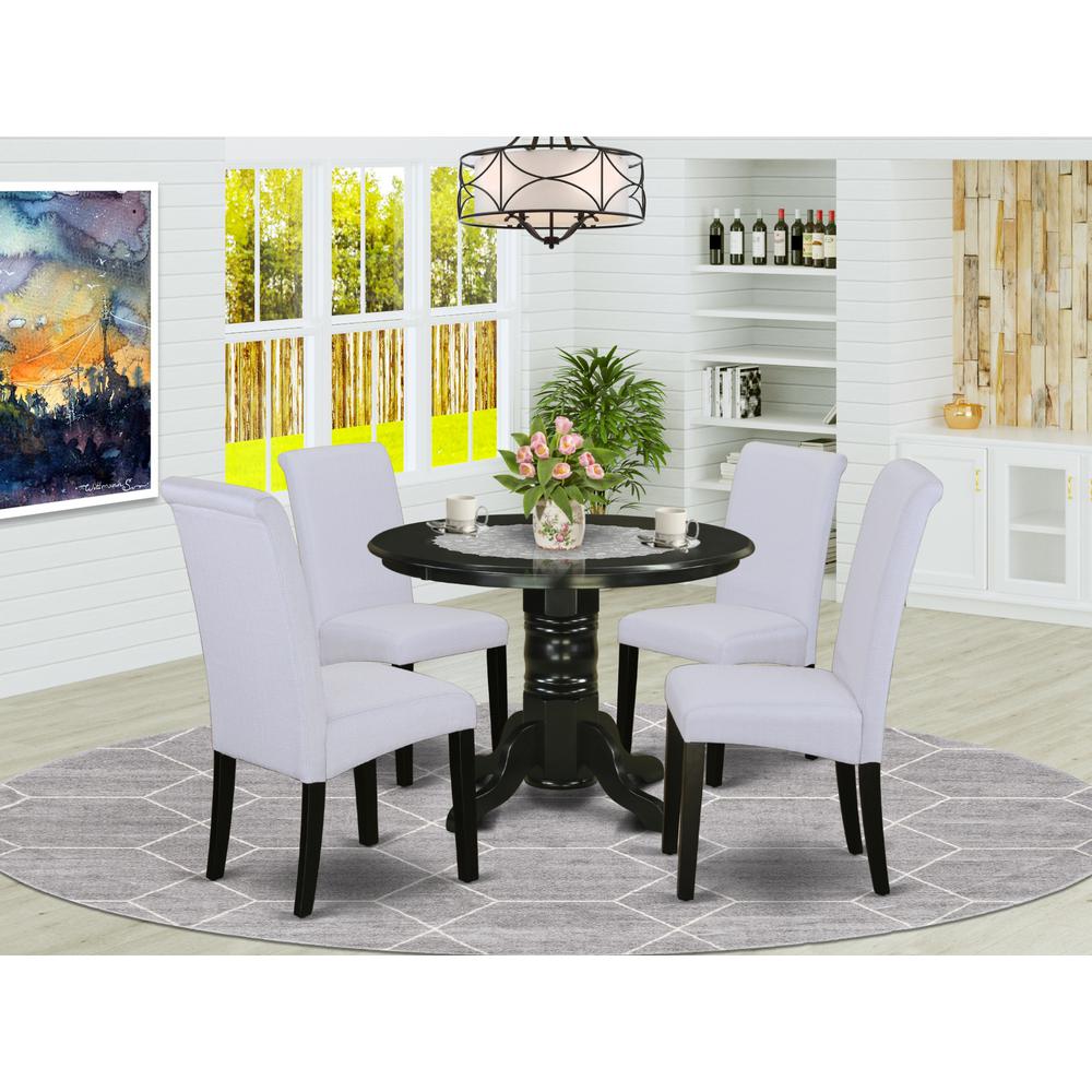 Dining Room Set Black, SHBA5-BLK-05. Picture 2