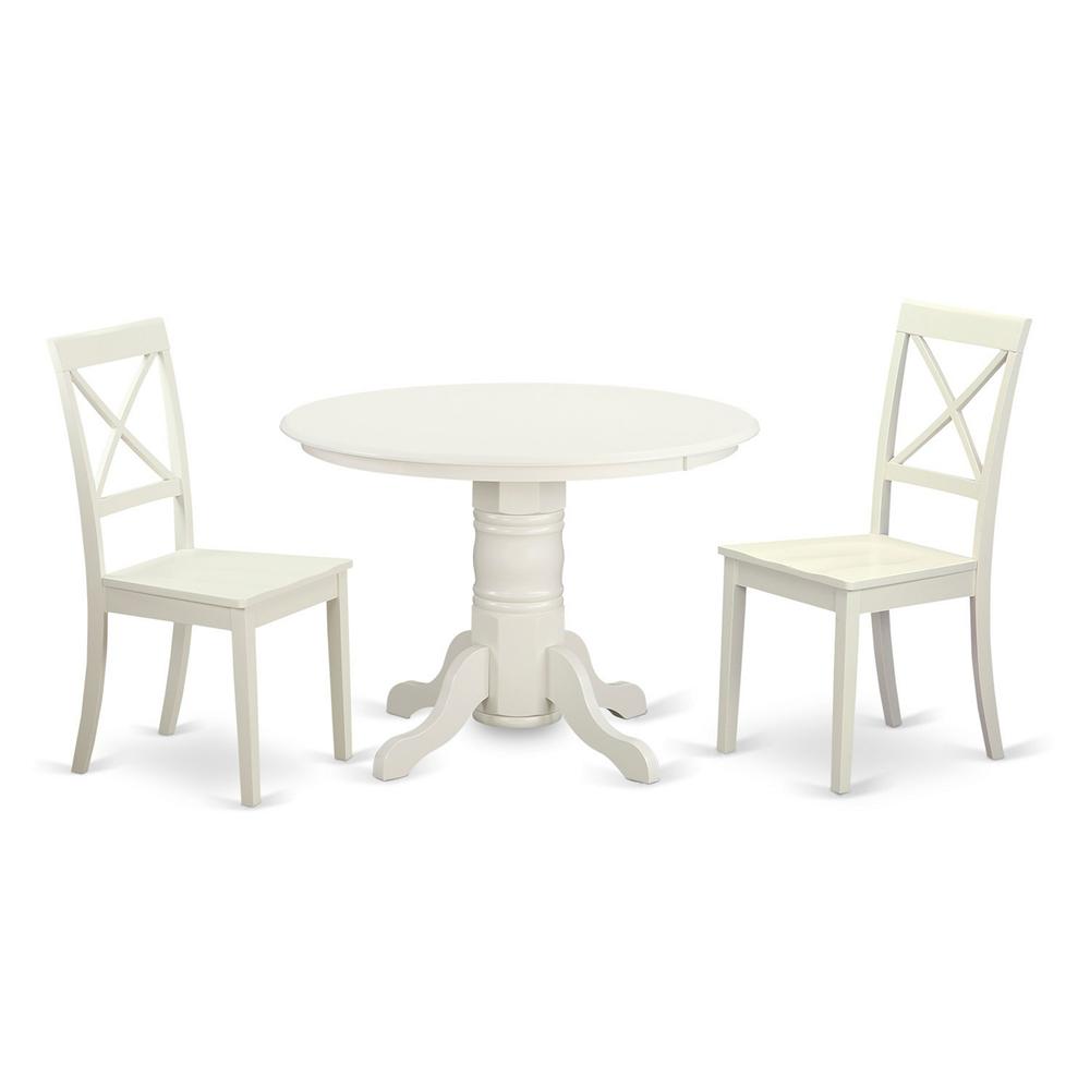 3  Pc  Dining  room  set-Kitchen  dinette  Table  and  2  Dining  Chairs. Picture 1