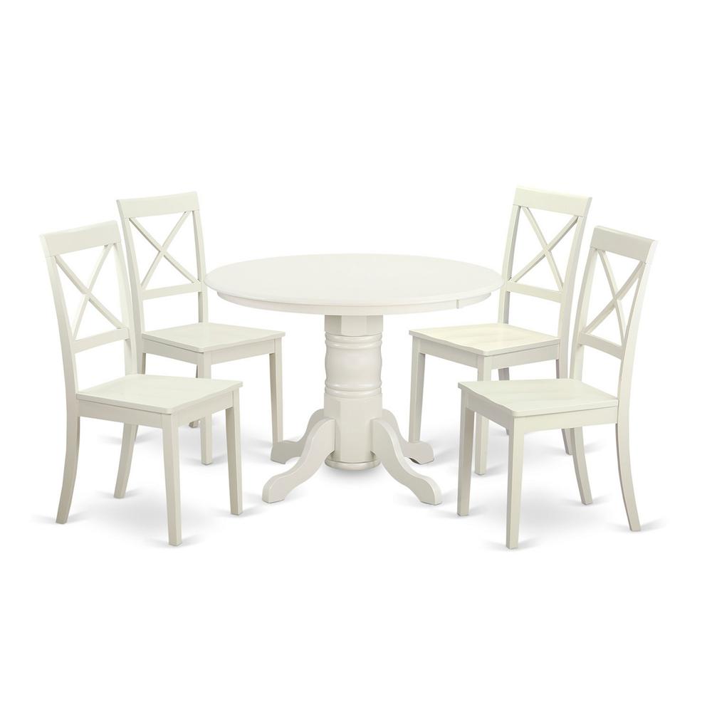5  PC  Kitchen  nook  Dining  set  -  Kitchen  Table  and  4  dinette  Chairs. Picture 1