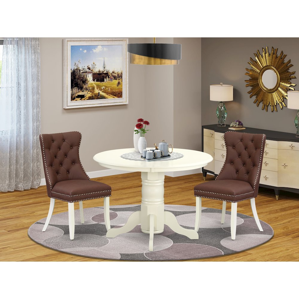 3 Piece Kitchen Table Set for Small Spaces. Picture 2