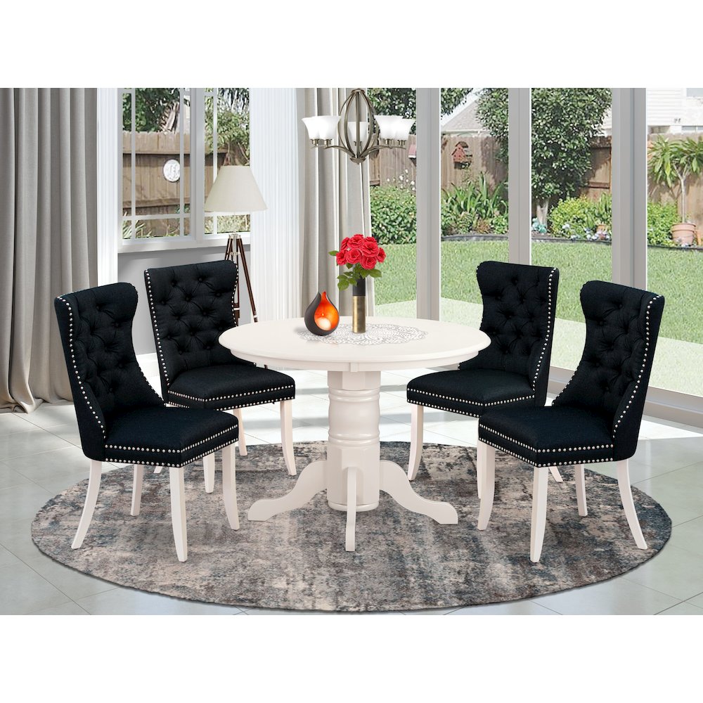 5 Piece Modern Dining Table Set. Picture 2