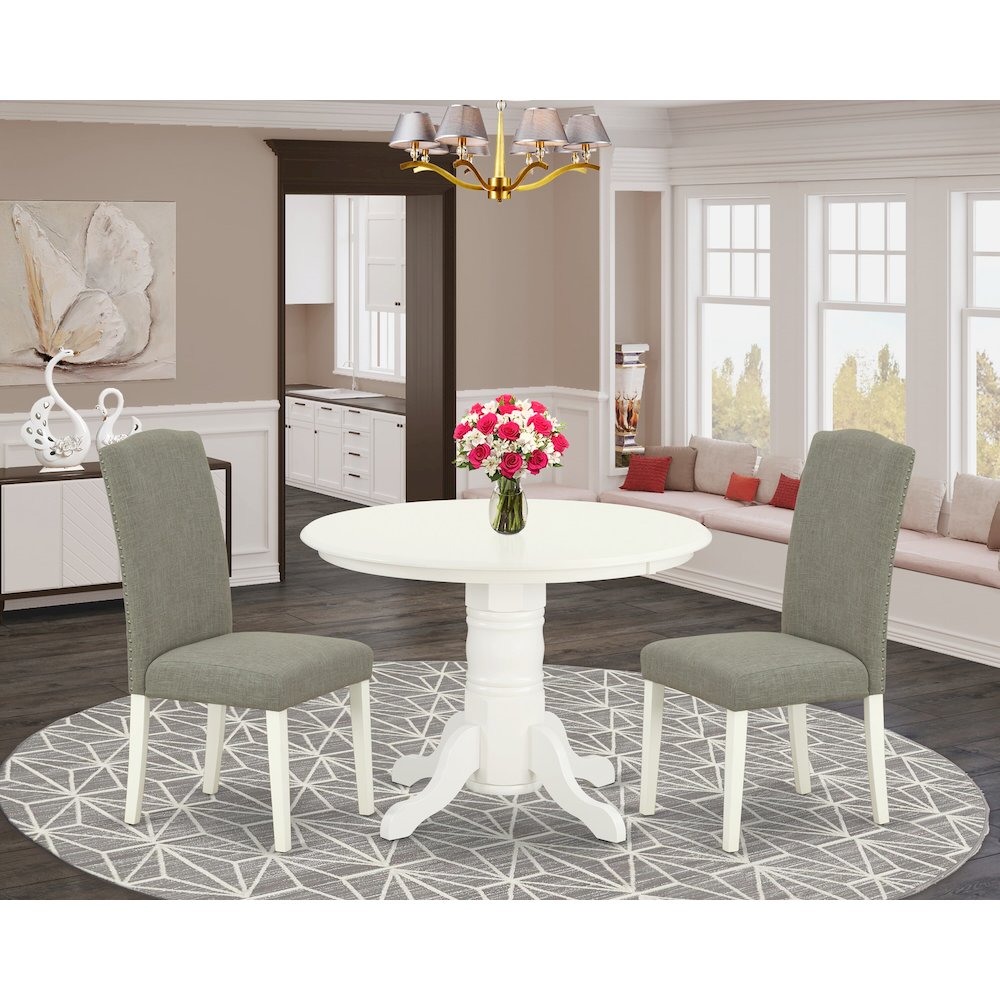 Dining Room Set Linen White, SHEN3-LWH-06. Picture 2