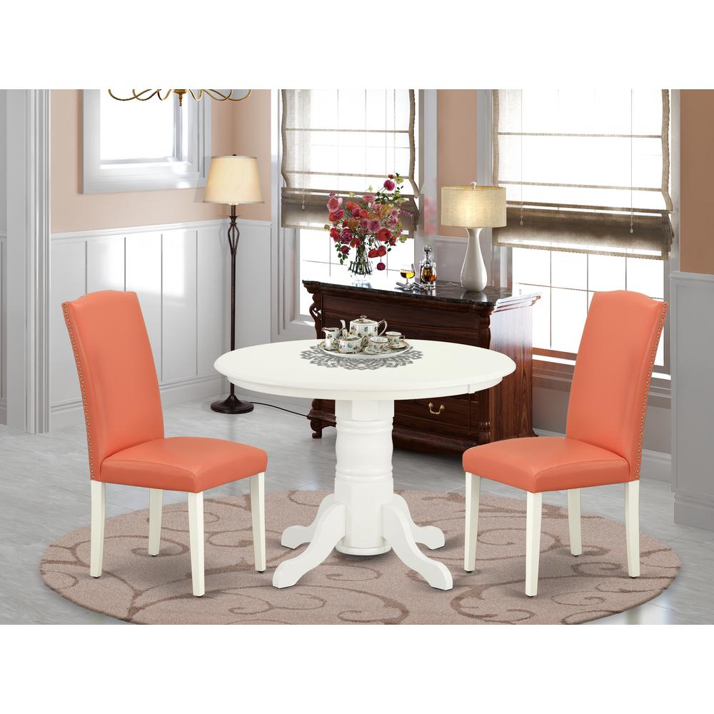Dining Room Set Linen White, SHEN3-LWH-78. Picture 2