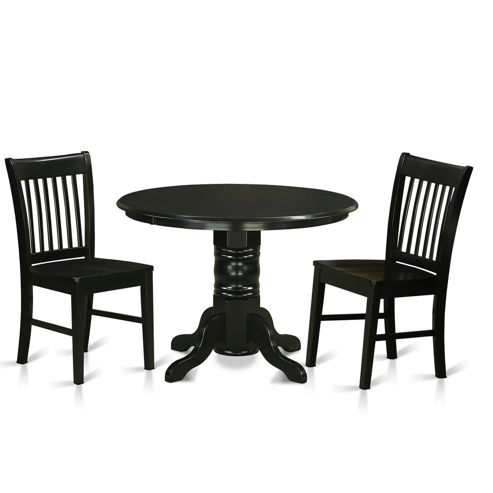 3  PcTable  set-Table  and  2  Dining  Chairs. Picture 1