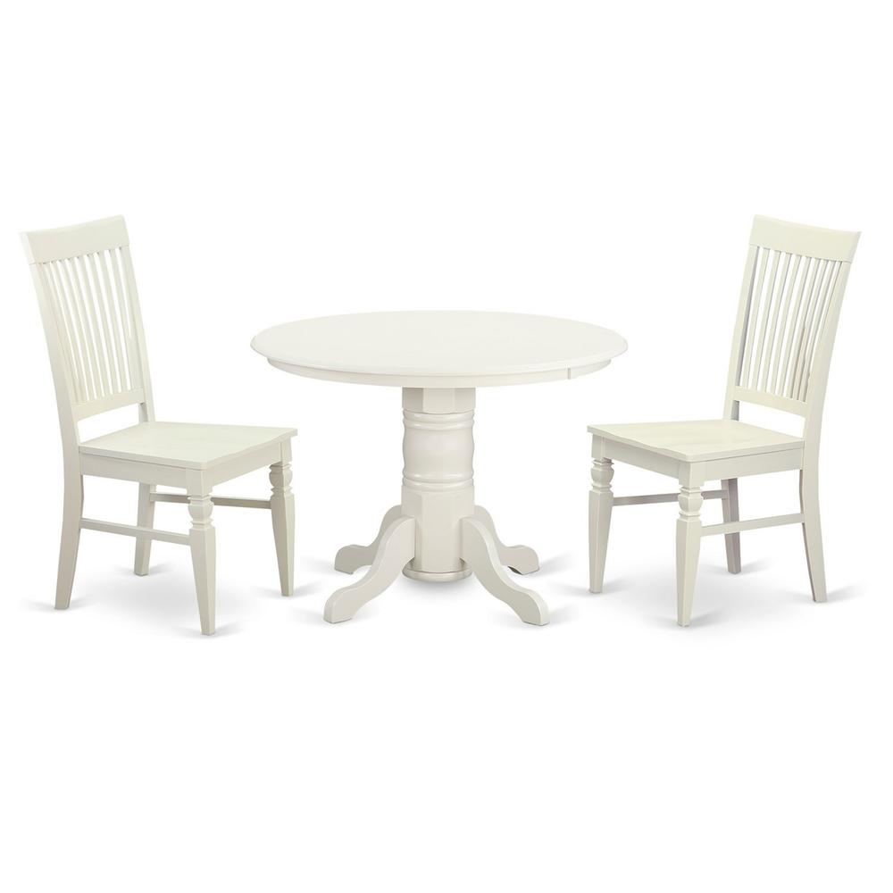 3  Pc  Dining  room  set  for  2-Kitchen  dinette  Table  and  2  Dining  Chairs. Picture 1