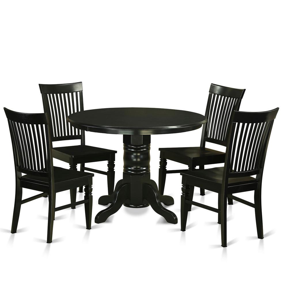 5  Pc  small  Kitchen  Table  set  -  Kitchen  Table  and  4  dinette  Chairs. Picture 1