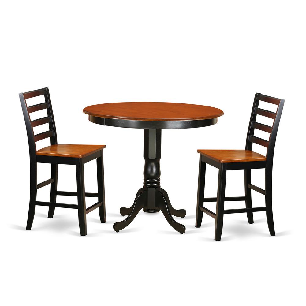 3  PC  counter  height  Dining  set  -  high  Table  and  2  Dining  Chairs.. Picture 1