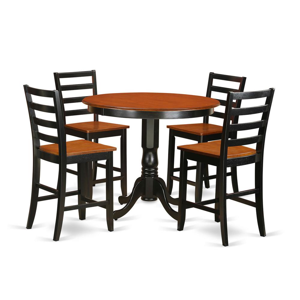 5  Pc  pub  Table  set  -  Kitchen  dinette  Table  and  4  bar  stools.. Picture 1