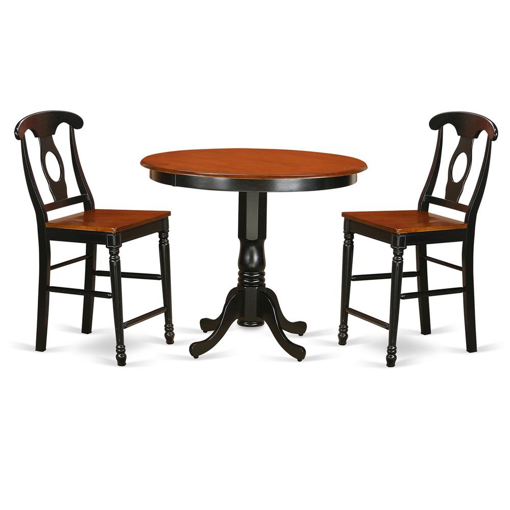 3  Pc  pub  Table  set  -  Small  Kitchen  Table  and  2  counter  height  stool.. Picture 1