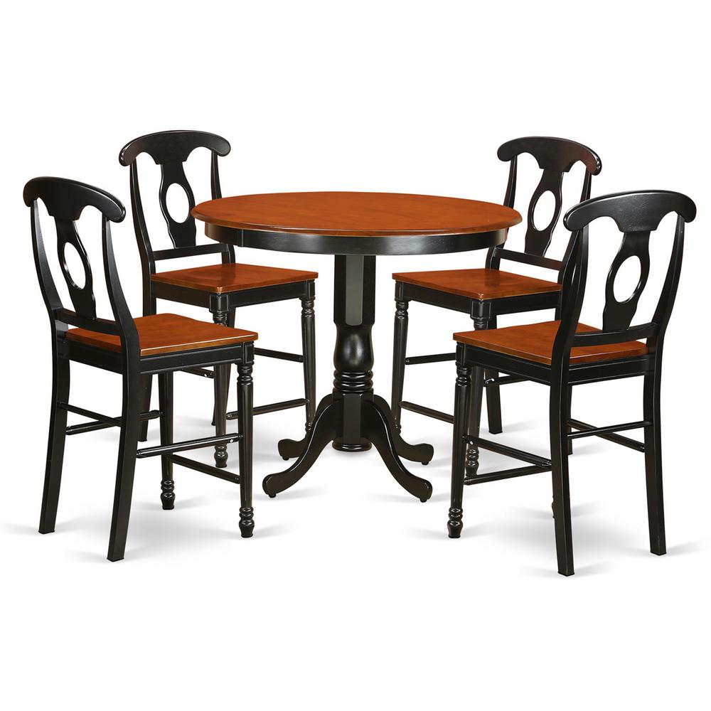 5  Pc  counter  height  Table  and  chair  set  -  high  top  Table  and  4  Kitchen  bar  stool.. Picture 1