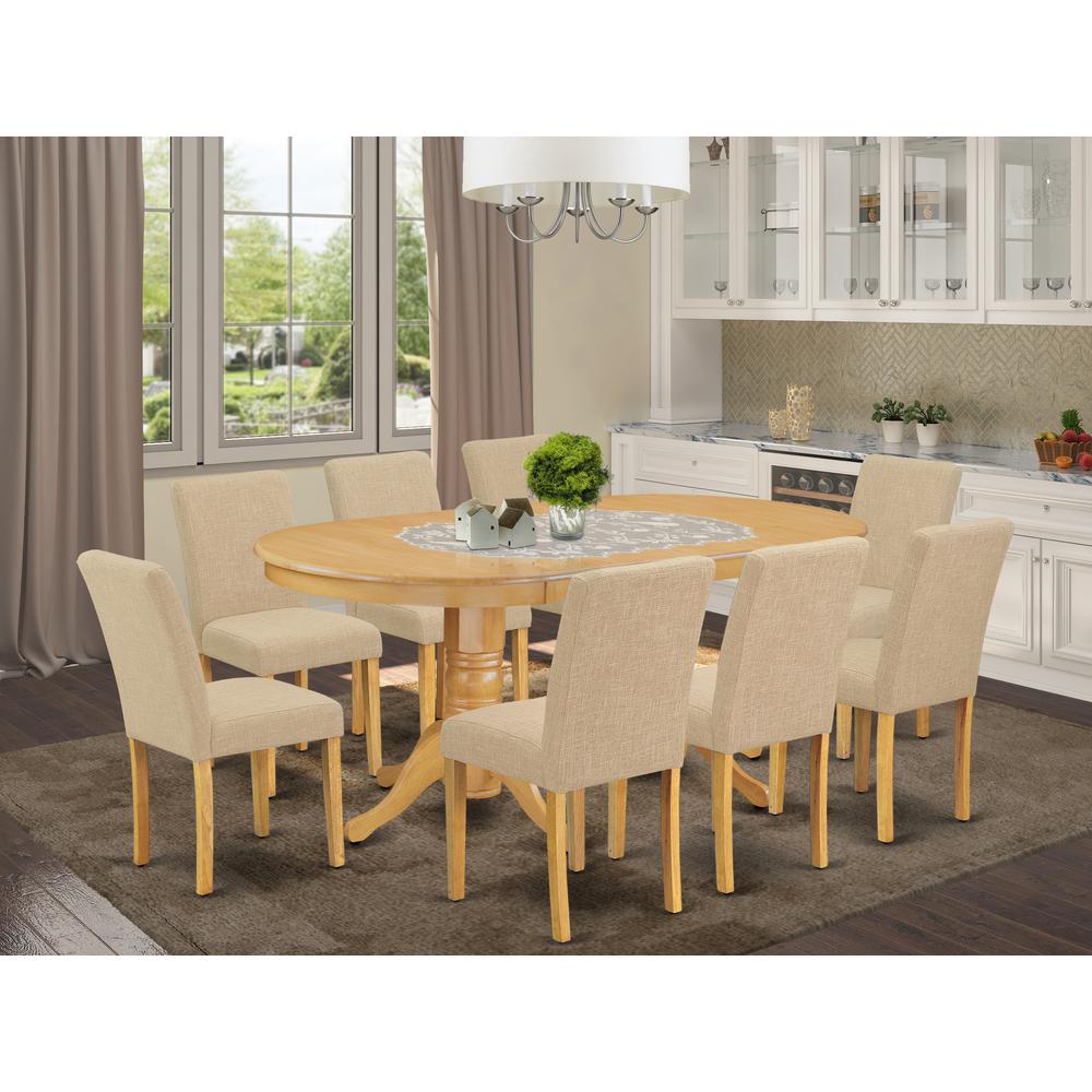 Dining Room Set Oak, VAAB9-OAK-04. Picture 2