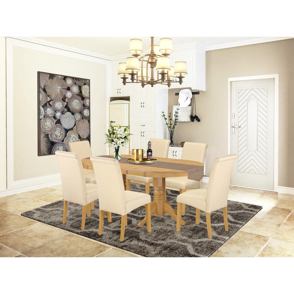 Dining Room Set Oak, VABA7-OAK-02. Picture 2