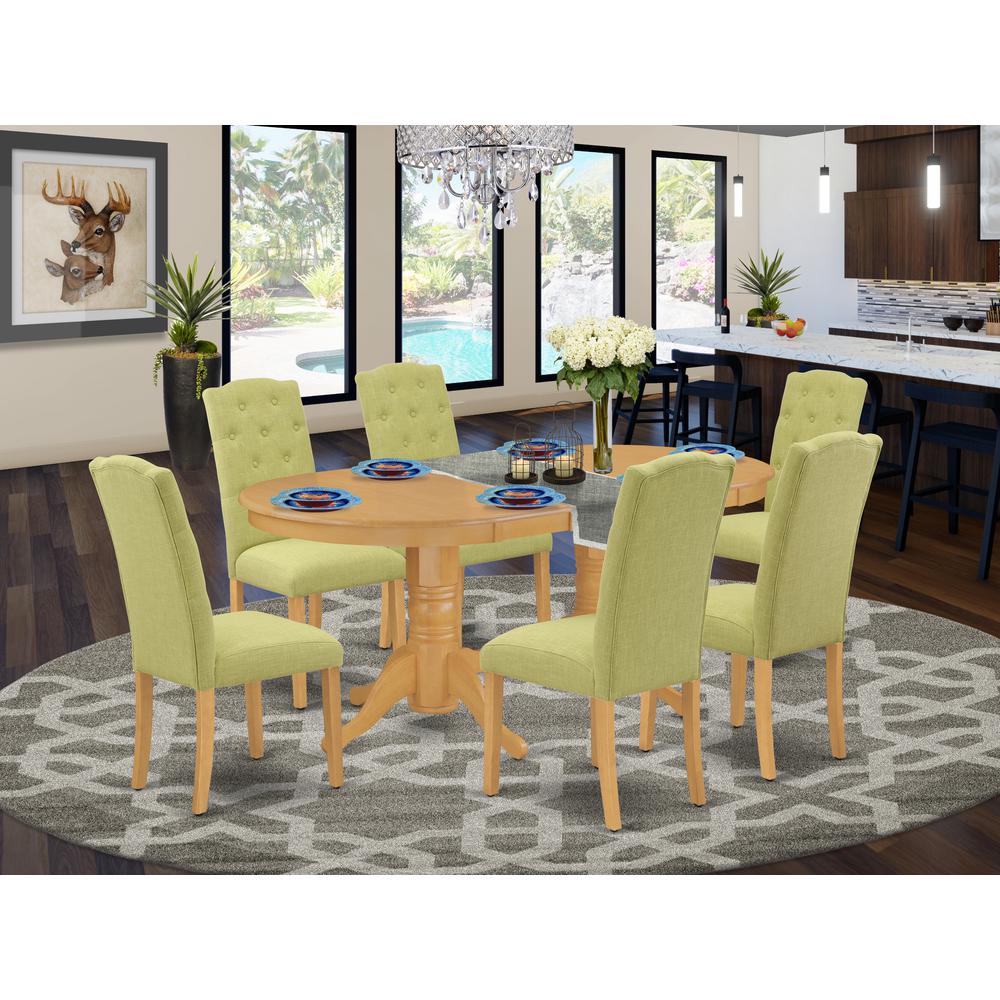 Dining Room Set Oak, VACE7-OAK-07. Picture 2