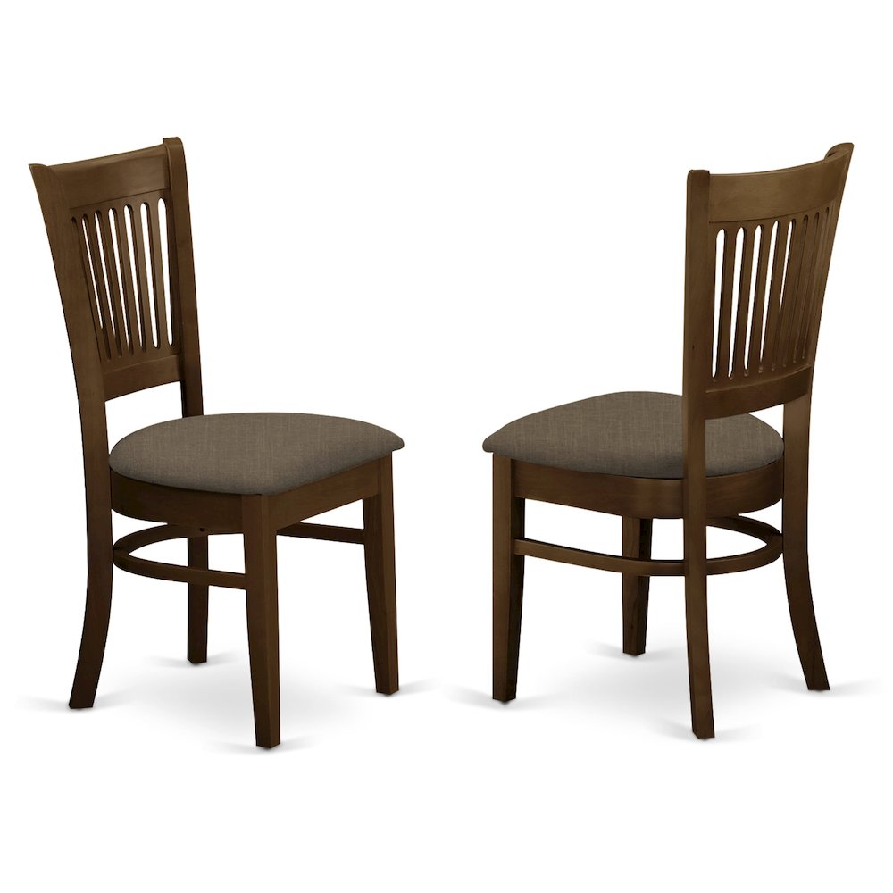 9-Piece Dining Room Table, Espresso. Picture 4