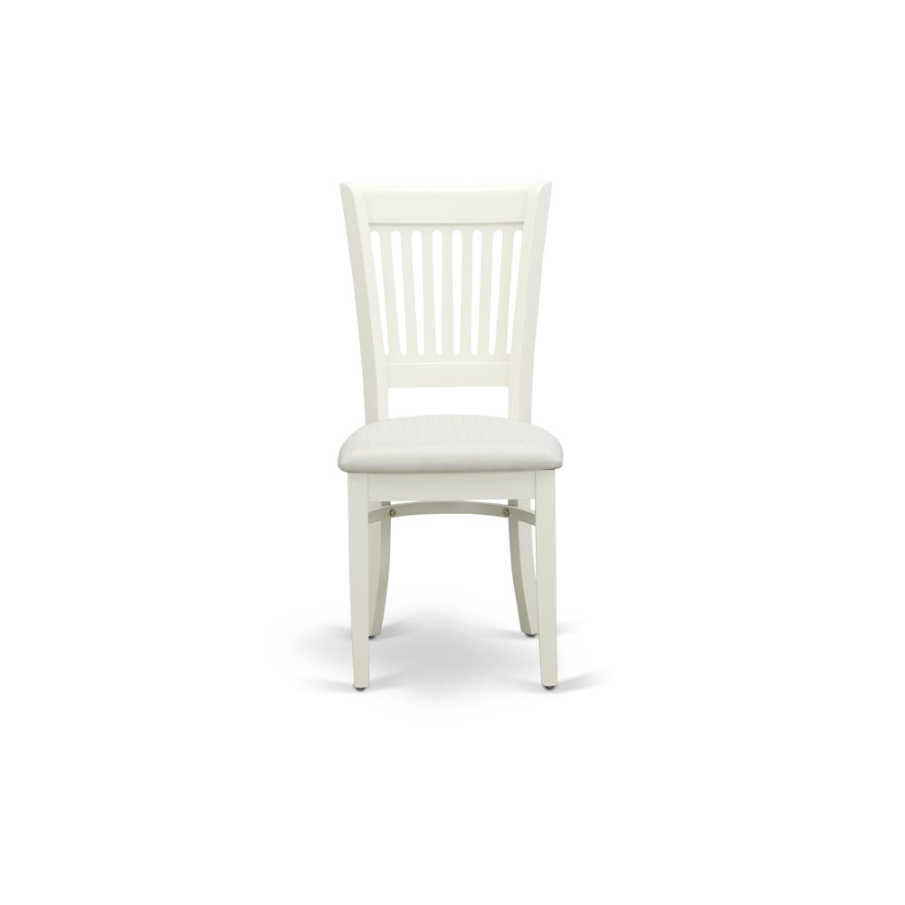 9-Piece Modern Dining Set, Linen White. Picture 9