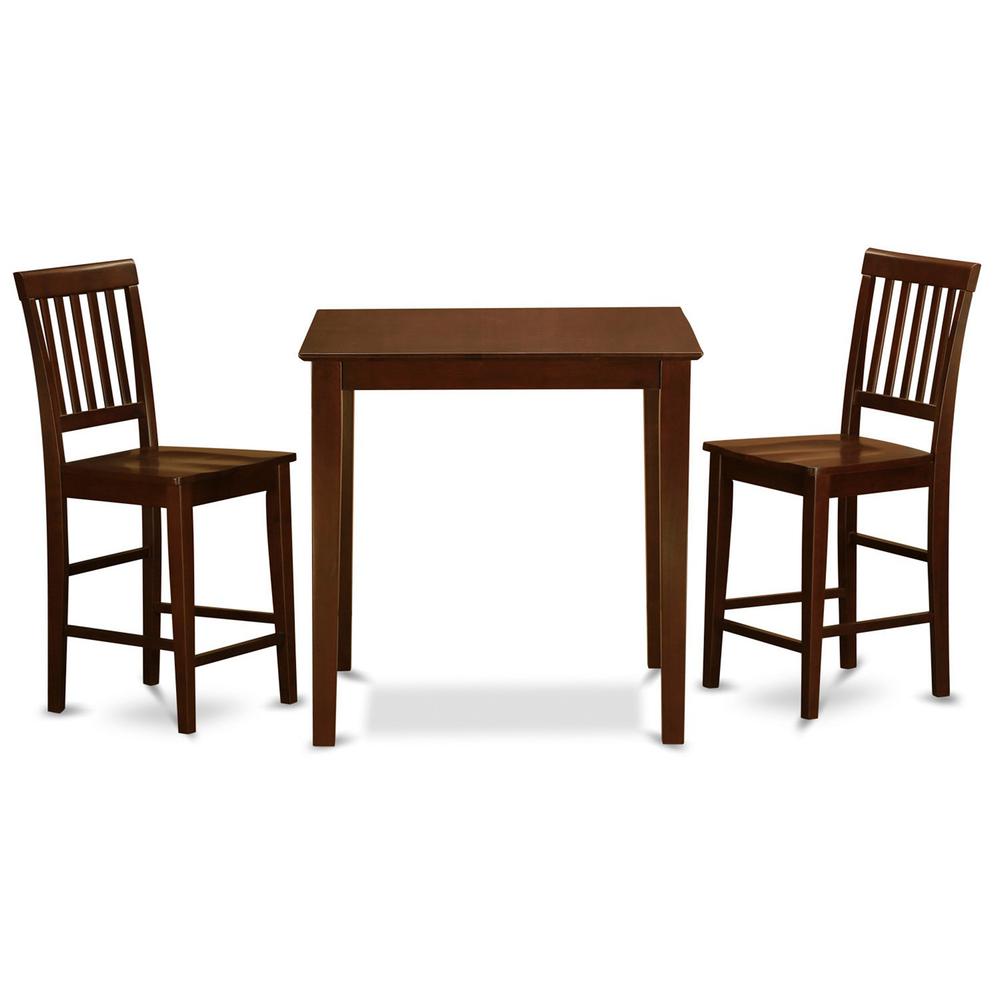 3  Pc  pub  Table  set-counter  height  Table  and  2  Kitchen  Chairs.. Picture 1