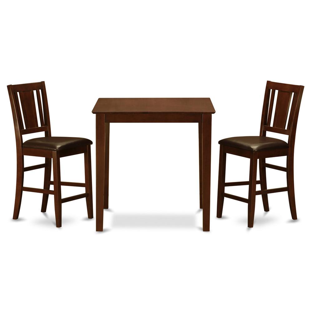 3  Pc  Counter  height  Table-pub  Table  and  2  Dinette  Chairs. Picture 1