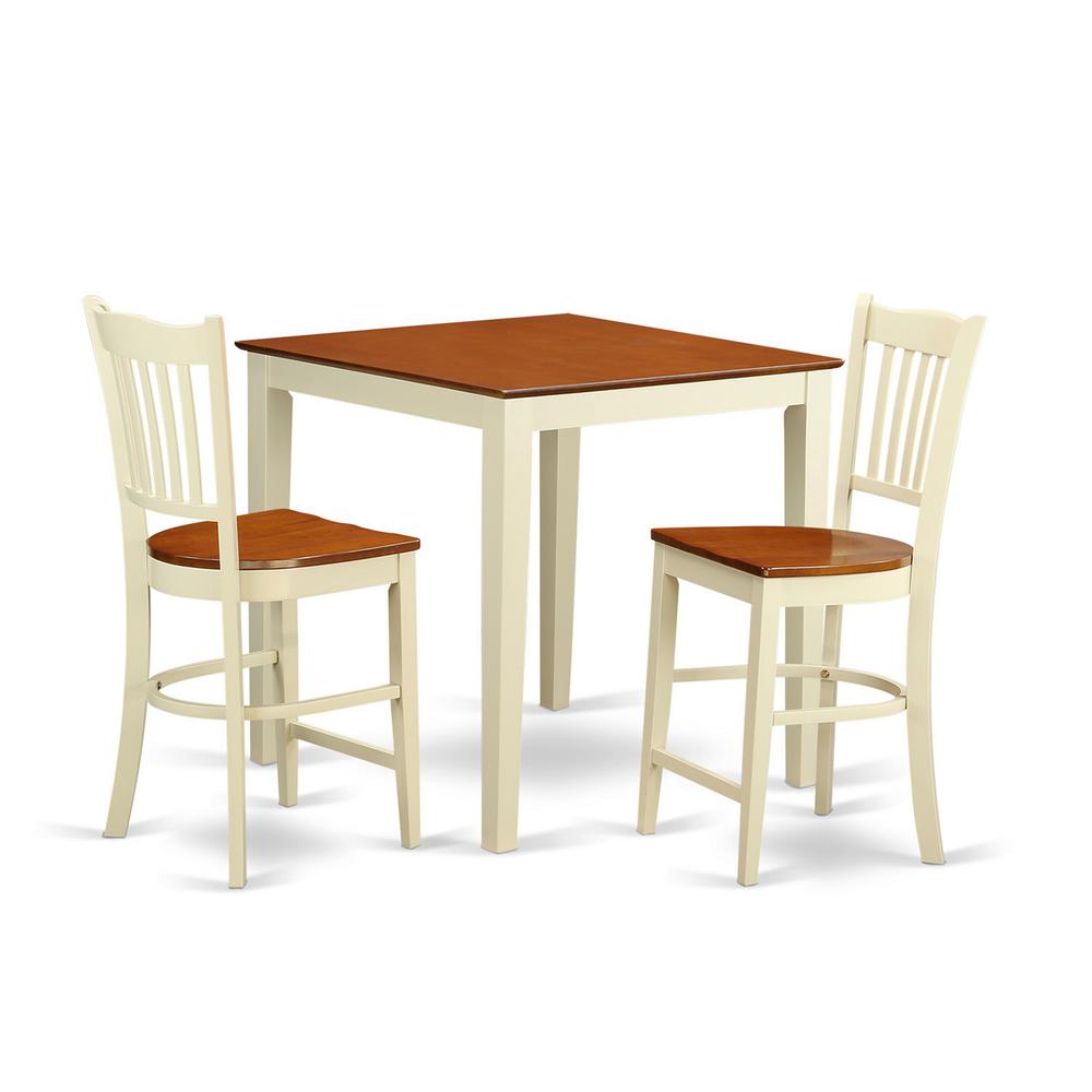 3  PC  counter  height  set  -  Dining  Table  and  2  bar  stools.. Picture 1