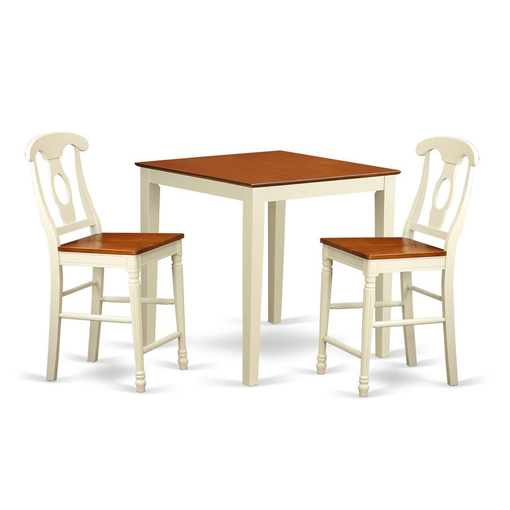 3  Pc  counter  height  Dining  set  -  counter  height  Table  and  2  Kitchen  Chairs.. Picture 1