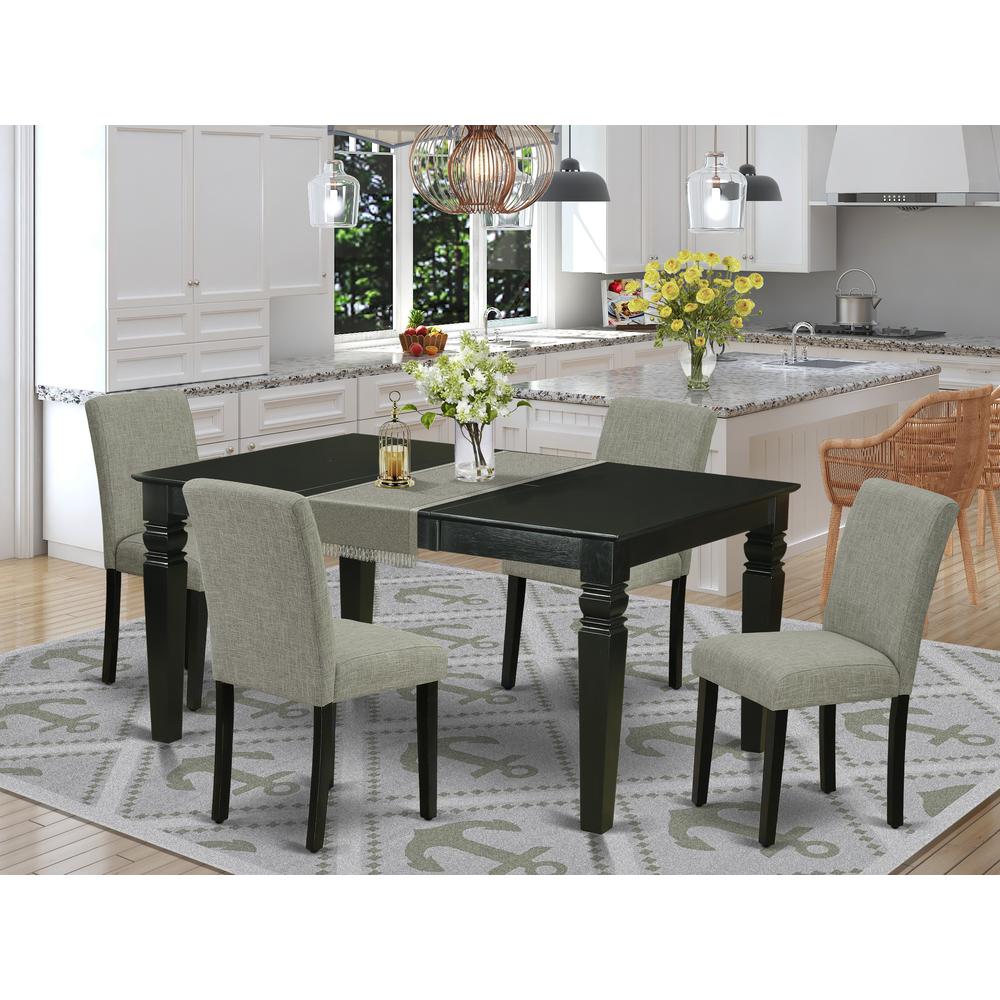 Dining Room Set Black, WEAB5-BLK-06. Picture 2