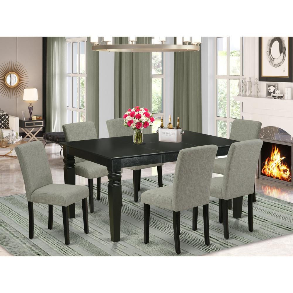 Dining Room Set Black, WEAB7-BLK-06. Picture 2