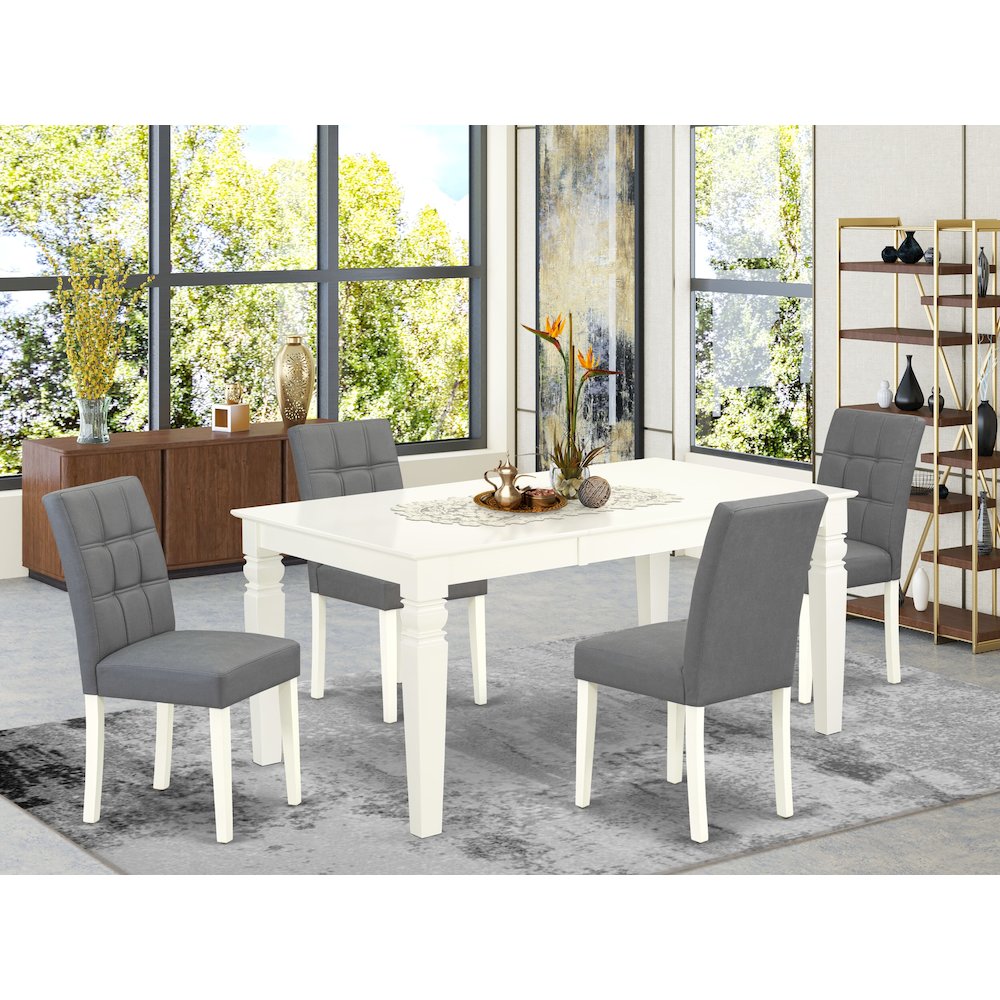 5 Piece Dining Table Set consists A Kitchen Table. Picture 2