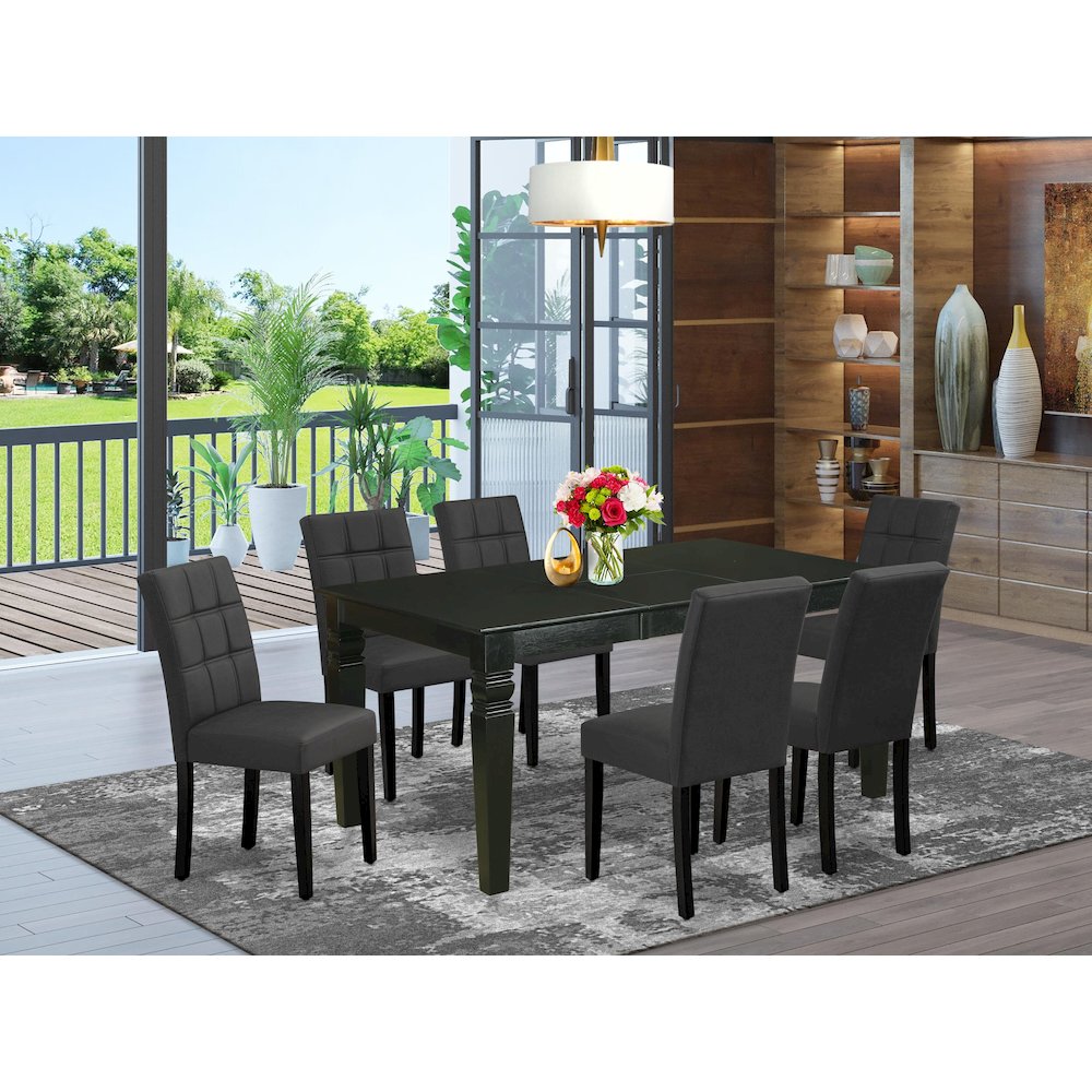 7 Piece Kitchen Table Set contain A Dining Table. Picture 2